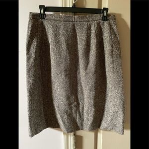 Talbots lined skirt size 12 tan - brown